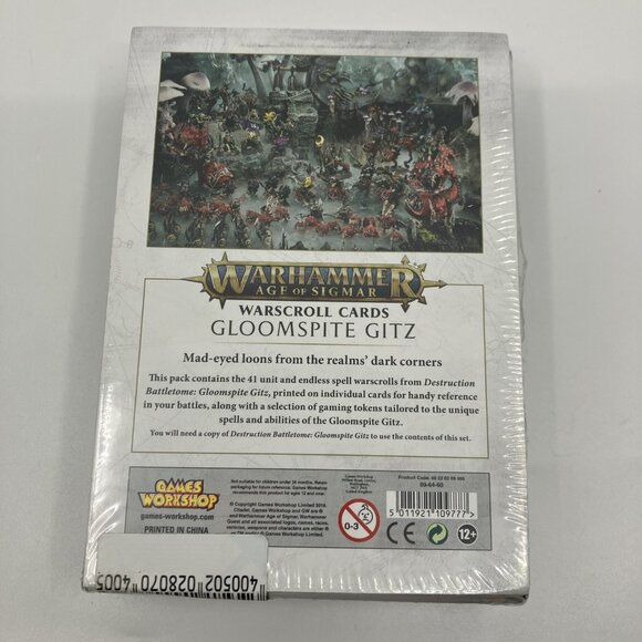 New Warhammer AOS Gloomspite Gitz Warscroll Cards Age of Sigmar GW - Picture 2 of 7